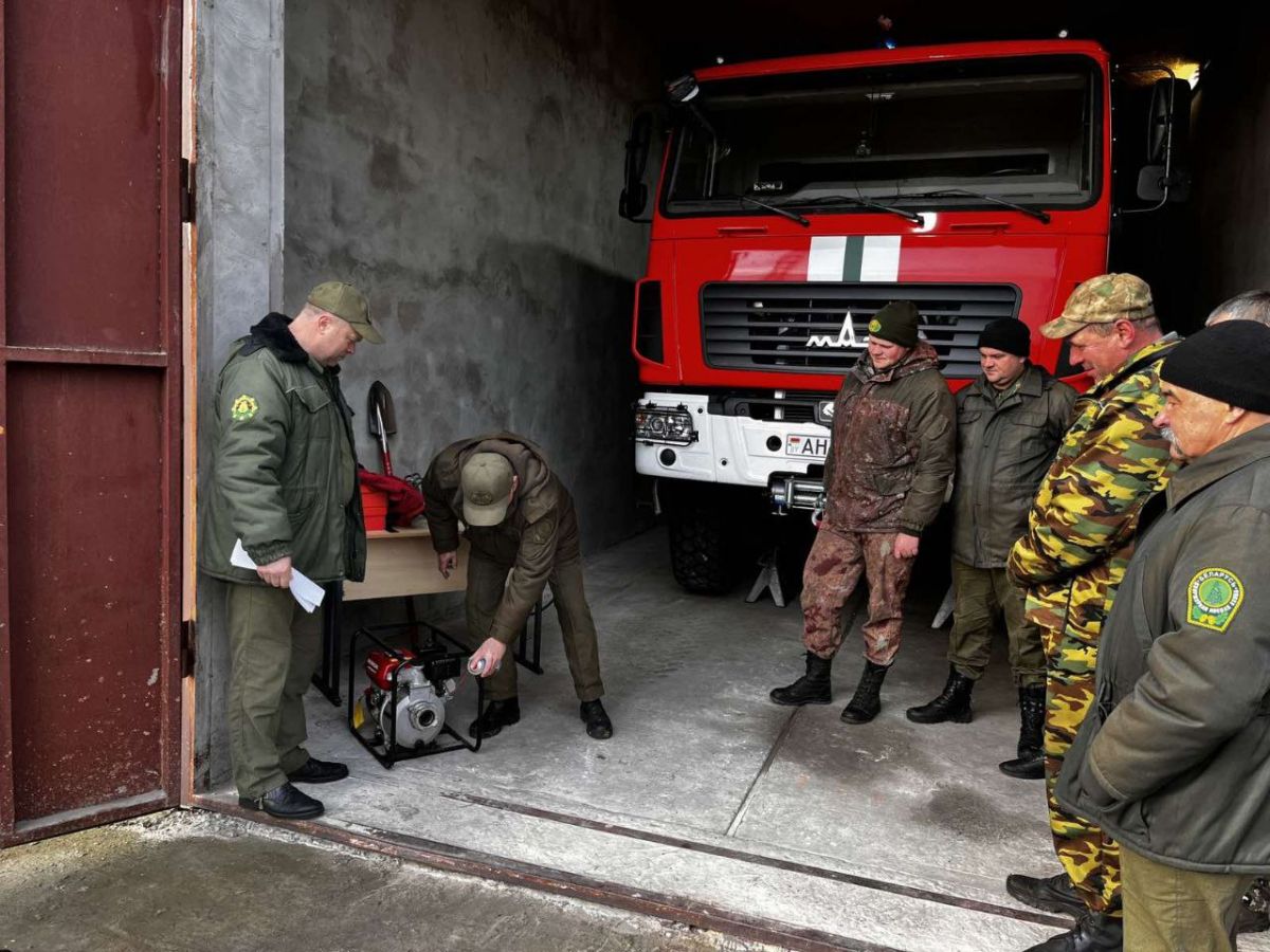 Техническая учеба по консервации противопожарной техники и инвентаря